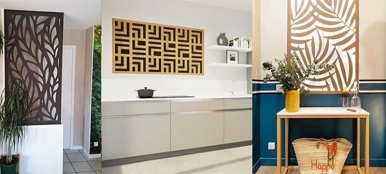 Claustra intérieur bois bamboo